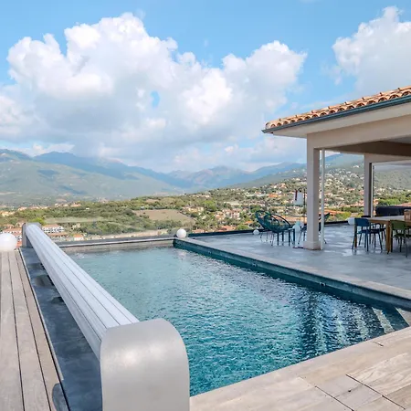 Terra Bella Hauteur De La Avec Piscine Et Vue Vila Propriano (Corsica)